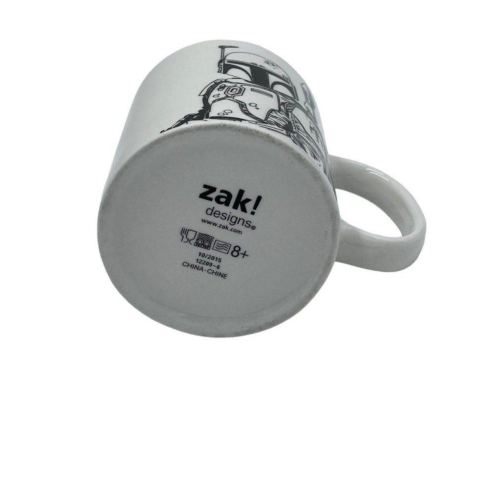 Luke Skywalker Star Wars Coffee Mug Cup 12 oz Black & White - Picture 4 of 8